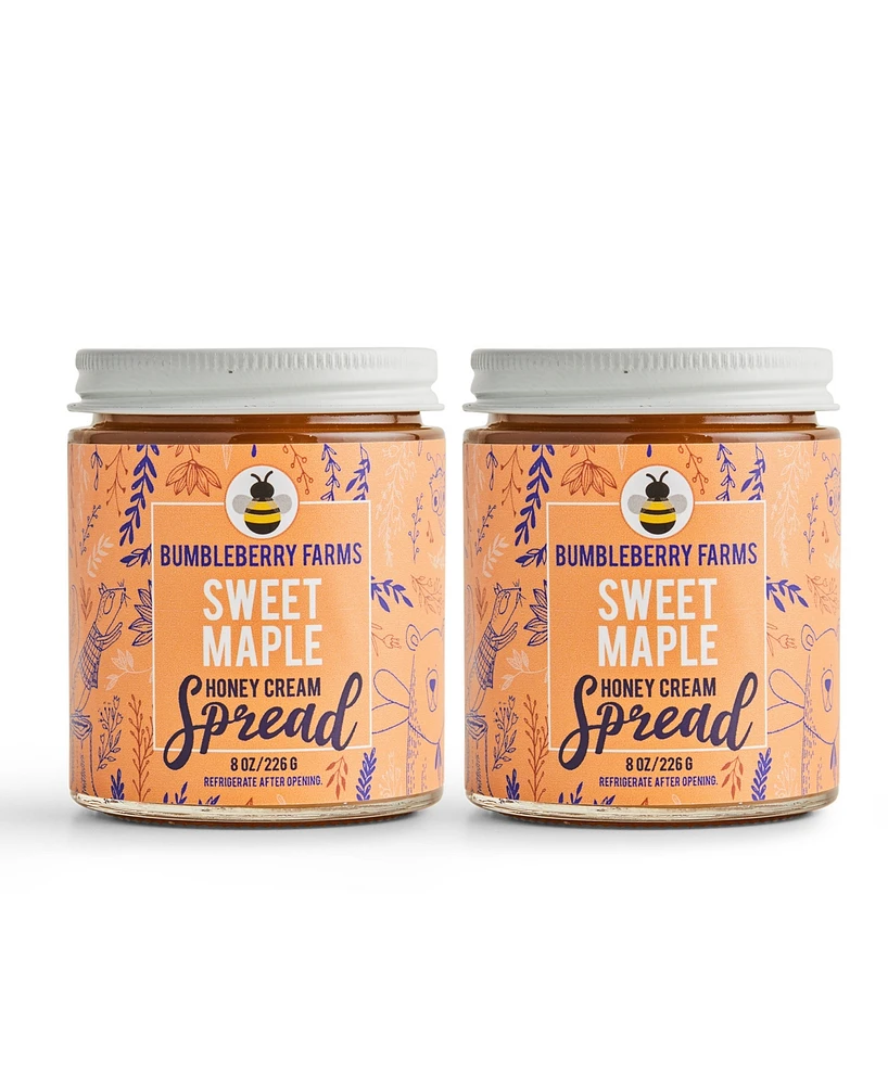 Bumbleberry Farms Sweet Maple Honey Cream Spread Set of 2