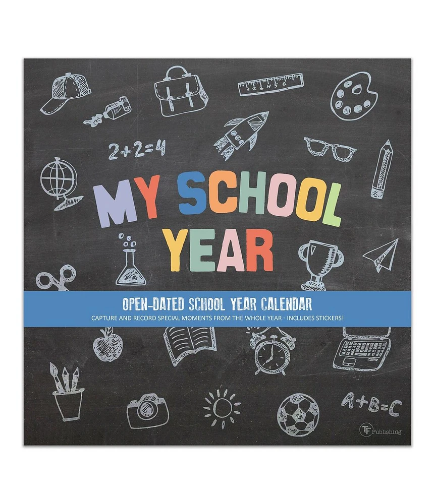 My School Year Open Dated 12"x12" Wall Calendar