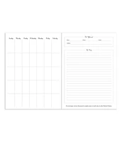 Woah! Undated 7.5"x10.25" Monthly Wedding Planner