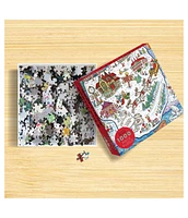 1000 Piece Greetings From The North Pole Map Christmas Jigsaw Puzzle