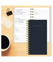 Black Spiral Password Book