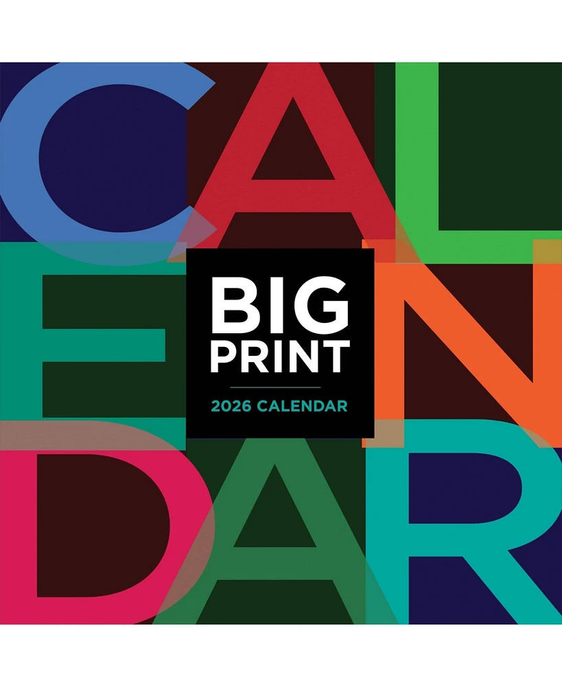 2026 Big Print Wall Calendar