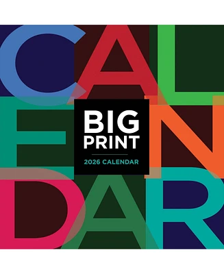 2026 Big Print Wall Calendar