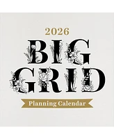 2026 Big Grid-Floral Wall Calendar