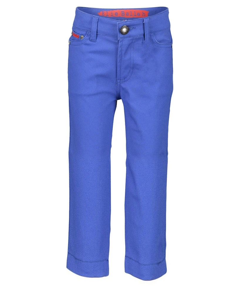 Elie Balleh Big Boys Royal Slim Fit 5 Pocket Twill Pants