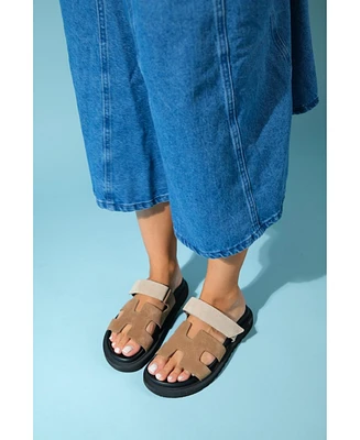 Morte Leather Slide Sandal (Women)