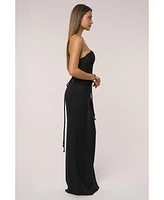 Jluxlabel Women's Destination Linen Skirt Set