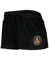 Concepts Sport Women's 2-Piece Black Atlanta United Fc Intermission T-Shirt and Shorts Sleep Set