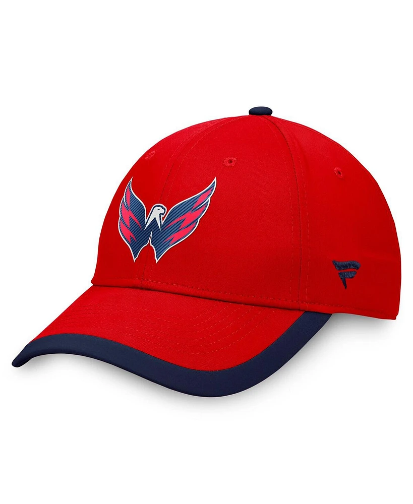 Fanatics Men's Red Washington Capitals Defender Adjustable Hat