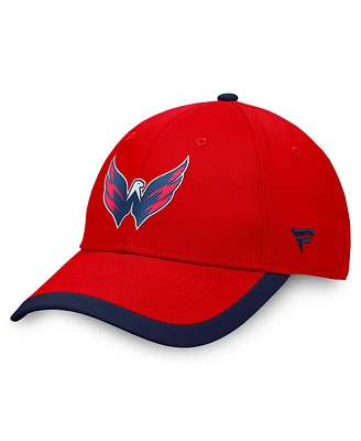 Fanatics Men's Red Washington Capitals Defender Adjustable Hat