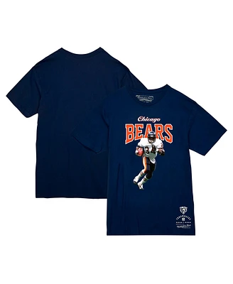 Mitchell & Ness Men's Walter Payton Navy Chicago Bears Sideline Retired Player T-Shirt