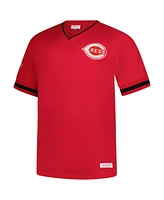 Mitchell & Ness Men's Red Cincinnati Reds Big Tall V-Neck T-Shirt