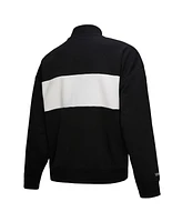 Mitchell & Ness Women's Black Boston Red Sox Quarter-Zip Pullover Top