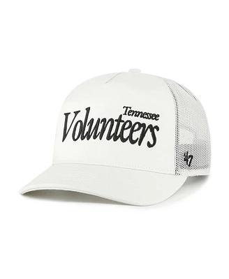 '47 Brand Men's and Women's Cream Tennessee Volunteers Foundation Script Adjustable Trucker Hat