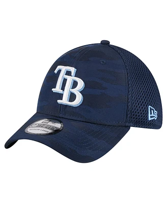 New Era Men's Navy Tampa Bay Rays Subtle Camo 39THIRTY Flex Hat