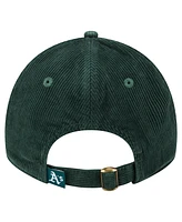 New Era Women's Green Athletics Corduroy 9TWENTY Adjustable Hat