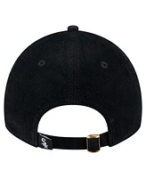 New Era Women's Black Chicago White Sox Corduroy 9TWENTY Adjustable Hat