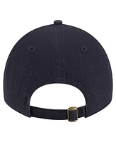 New Era Women's Navy Atlanta Braves Preppy Team 9TWENTY Adjustable Hat