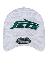 New Era Men's White York Jets Gameday Graded 39THIRTY Flex Hat