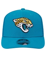 New Era Men's Teal Jacksonville Jaguars Main Trucker 9SEVENTY Stretch Snap Hat