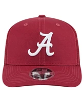 New Era Men's Crimson Alabama Crimson Tide Primary 9SEVENTY Trucker Stretch Snap Hat