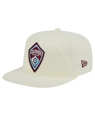 New Era Men's Cream Colorado Rapids 2025 Kickoff Snapback Golfer Hat