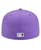New Era Men's White/Purple Corpus Christi Hooks Copa de la Diversion 59FIFTY Fitted Hat