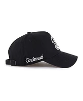 '47 Brand Men's Black Cincinnati Bengals Foundation Offside Adjustable Hat