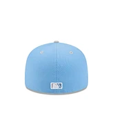 New Era Men's Light Blue Wisconsin Timber Rattlers theme Nights 59FIFTY Fitted Hat