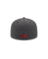 New Era Men's Gray Lehigh Valley IronPigs theme Nights 59FIFTY Fitted Hat