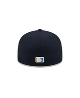 New Era Men's Navy Myrtle Beach Pelicans theme Nights 59FIFTY Fitted Hat