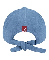 New Era Women's Denim Alabama Crimson Tide A-Frame 9FORTY Adjustable Hat