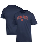 Champion Men's Navy Syracuse Orange Arch Over Logo T-Shirt