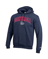 Champion Men's Navy Gonzaga Bulldogs Arched Logo Fleece Pullover Hoodie