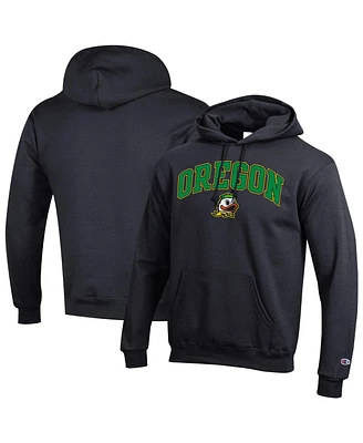 Champion Men's Black Oregon Ducks Arch Over Logo Pullover Hoodie