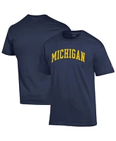 Champion Men's Navy Michigan Wolverines Basic Arch T-Shirt