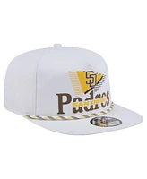 New Era Men's White San Diego Padres Collide Golfer Snapback Hat