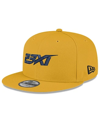 New Era Men's Yellow 23XI Racing 9FIFTY Snapback Hat