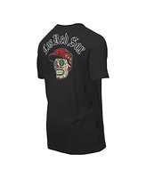 New Era Men's Black Boston Red Sox Sugar Skulls T-Shirt