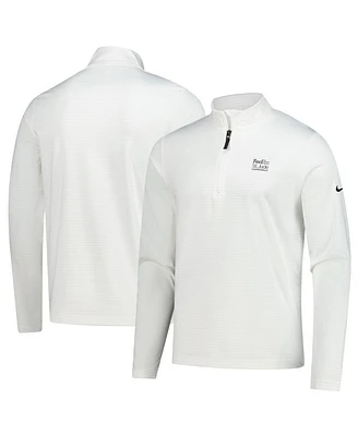 Nike Men's White FedEx St. Jude Championship Performance Victory Quarter-Zip Pullover Sweatshirt
