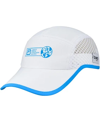 Boco Gear Men's and Women's White World Marathon Majors Running Mesh Adjustable Hat