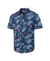 Reyn Spooner Men's Navy Minnesota Twins Kekai Button-Down Shirt