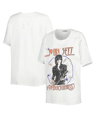 Daydreamer Women's White Joan Jett Graphic T-Shirt
