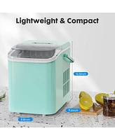 Casainc Compact Ice Maker, Portable Home Use Maker, 26 lbs Daily Output, Smart Features