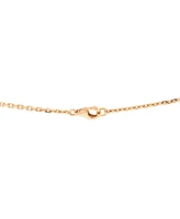 Pre-Owned Cartier Love Interlocking Necklace 18K Rose Gold with Diamonds
