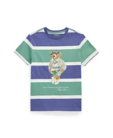 Polo Ralph Lauren Big Boys Bear Striped Jersey T-Shirt