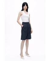 Nocturne Women's High Waist Bermuda Shorts