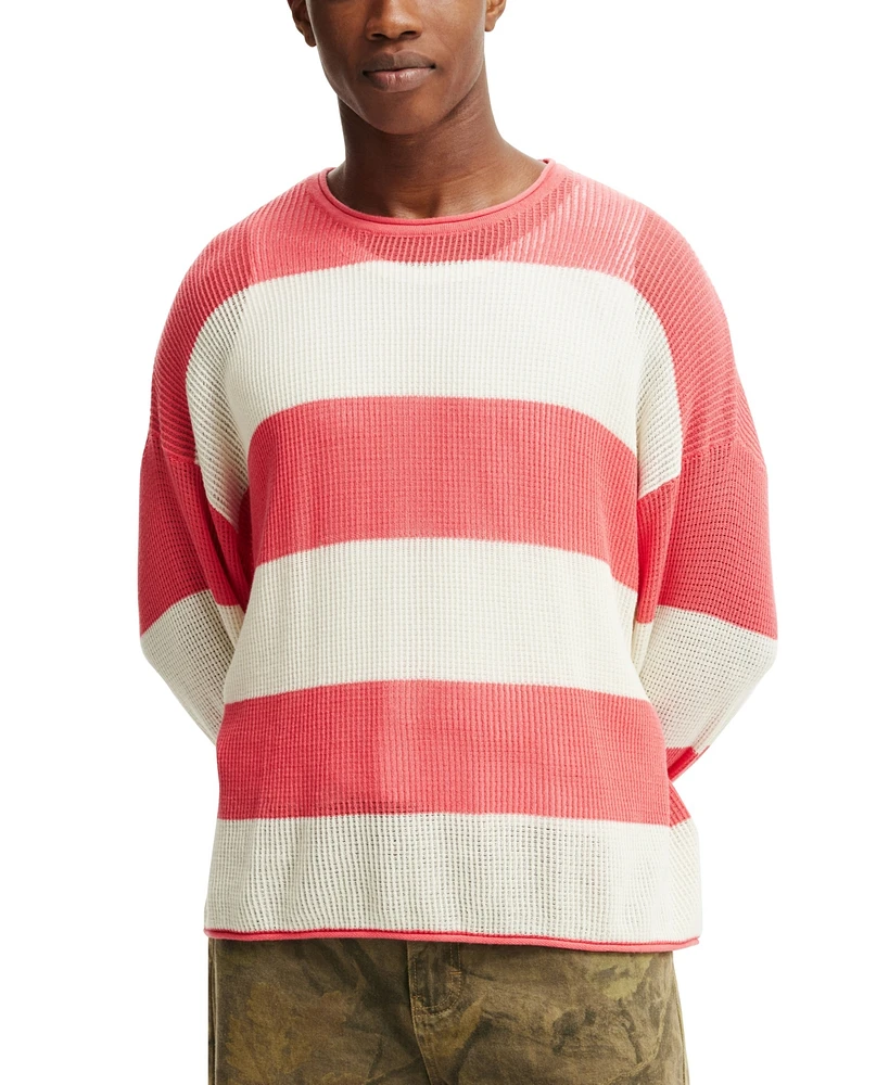 Cotton On Men's Relaxed Summer Knit Sweater