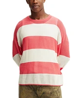 Cotton On Men's Relaxed Summer Knit Sweater