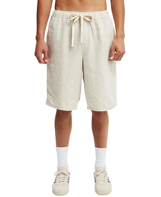 Cotton On Men's Baggy Linen Shorts